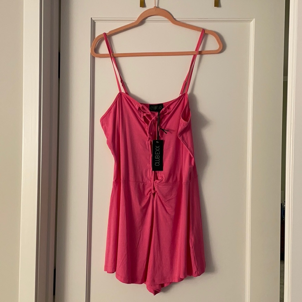 New pink romper